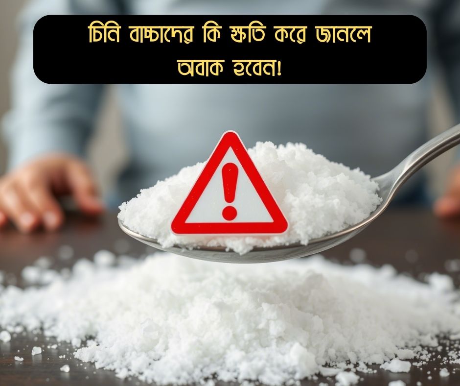 চিনি বাচ্চাদের কি ক্ষতি করে জানলে অবাক হবেন