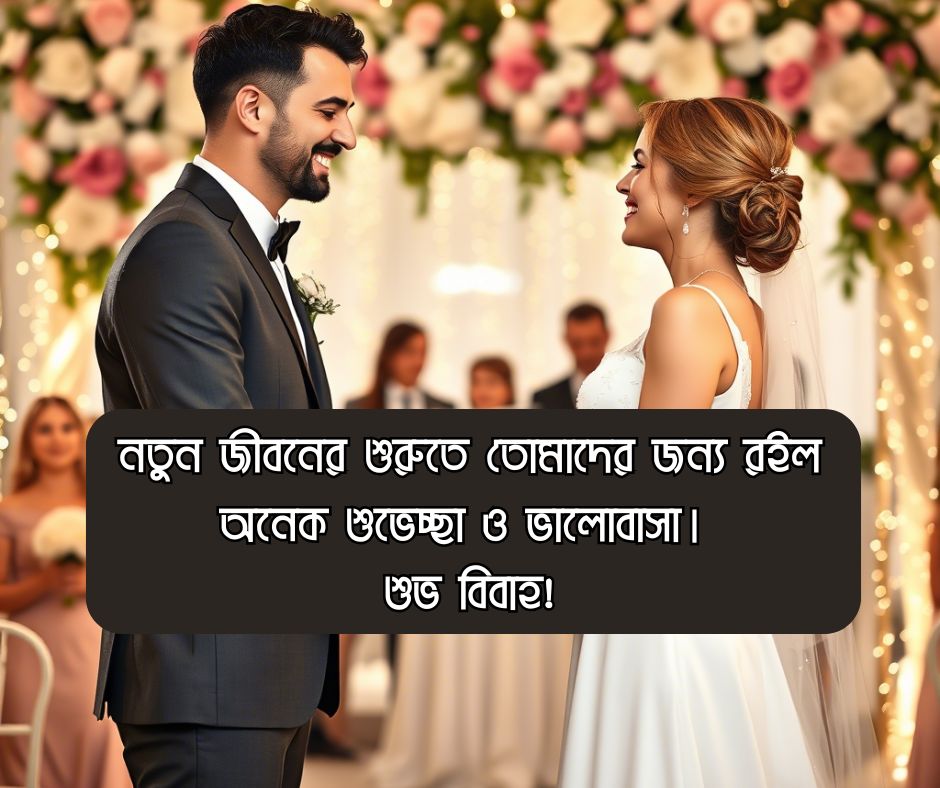 ৩০টি সুন্দর ও হৃদয়স্পর্শী বিয়ের শুভেচ্ছা স্ট্যাটাস ও Married Life Wishes in Bengali